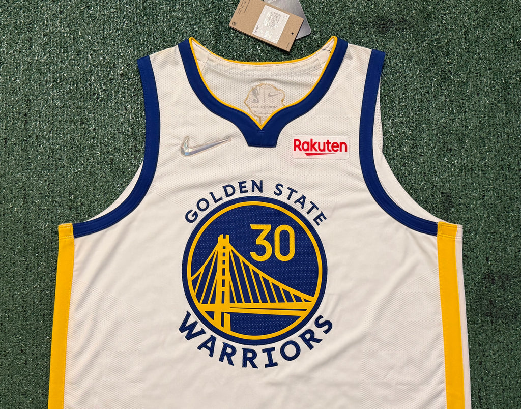 Steph Curry Golden State Warriors Jersey #30 Nike ADV Authentic White Size 52 (XL) NBA