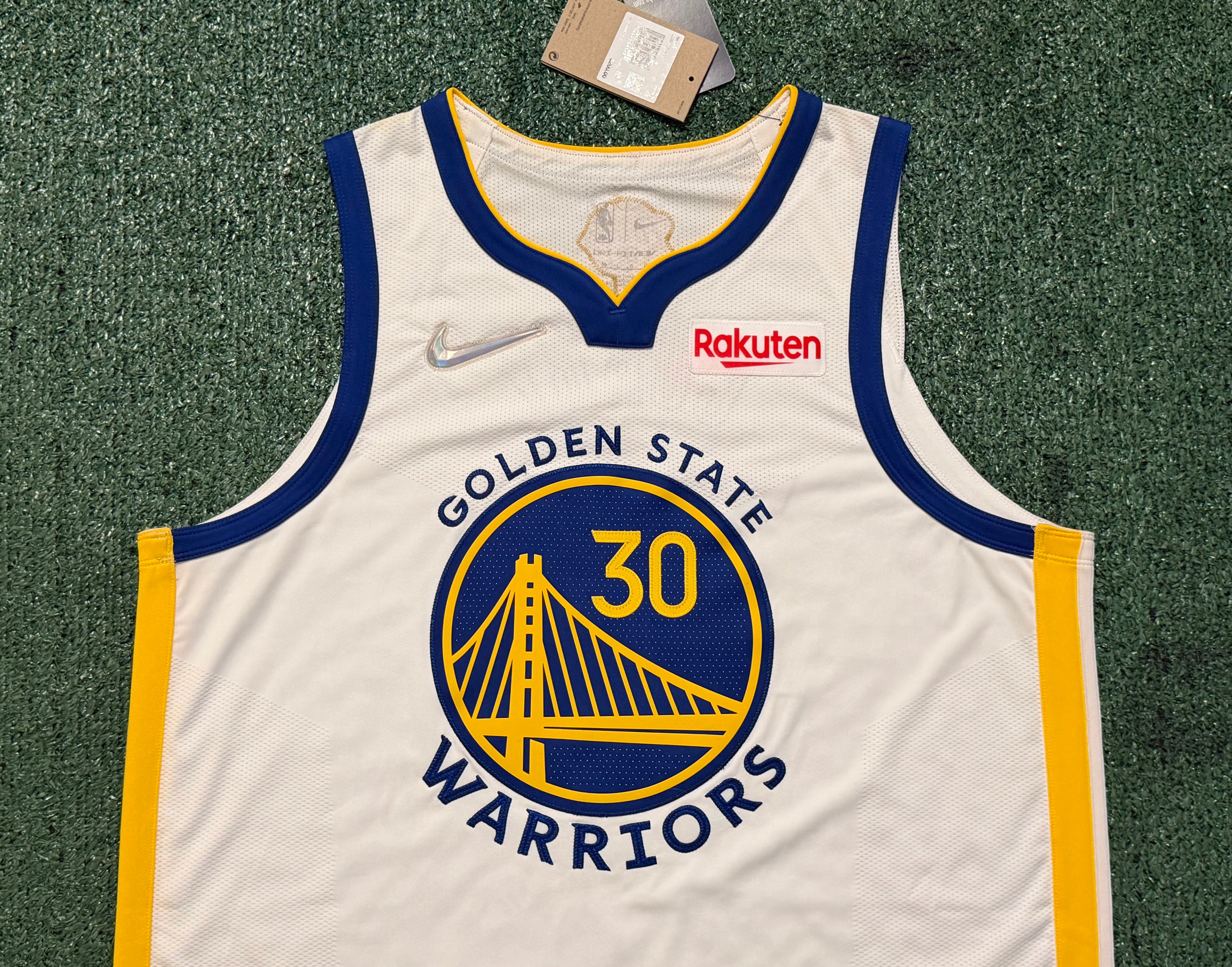 Steph Curry Golden State Warriors Jersey #30 Nike ADV Authentic White Size 52 (XL) NBA