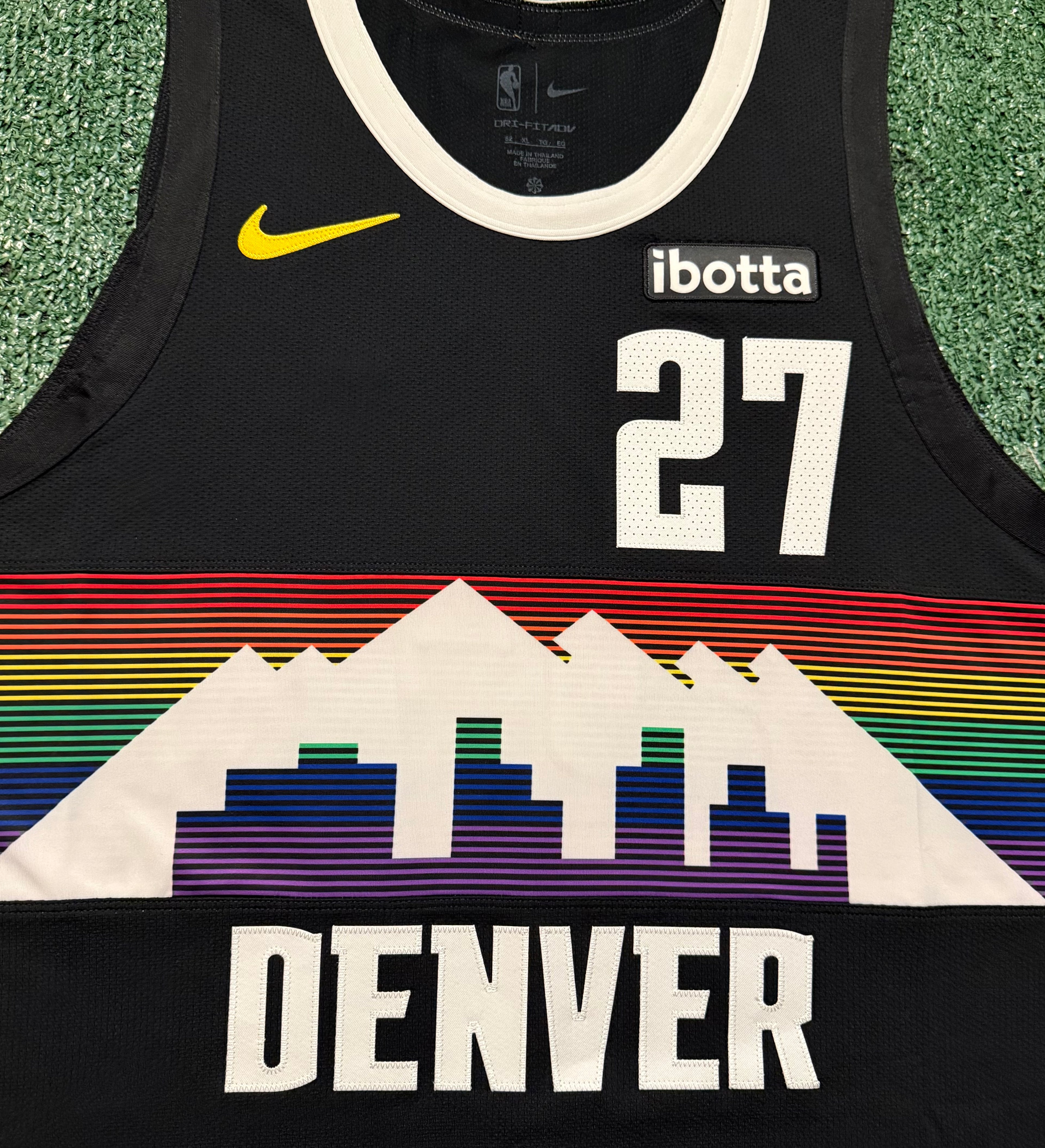 Jamal Murray Denver Nuggets Jersey #27 Nike ADV Authentic Black Size 52 (XL) NBA