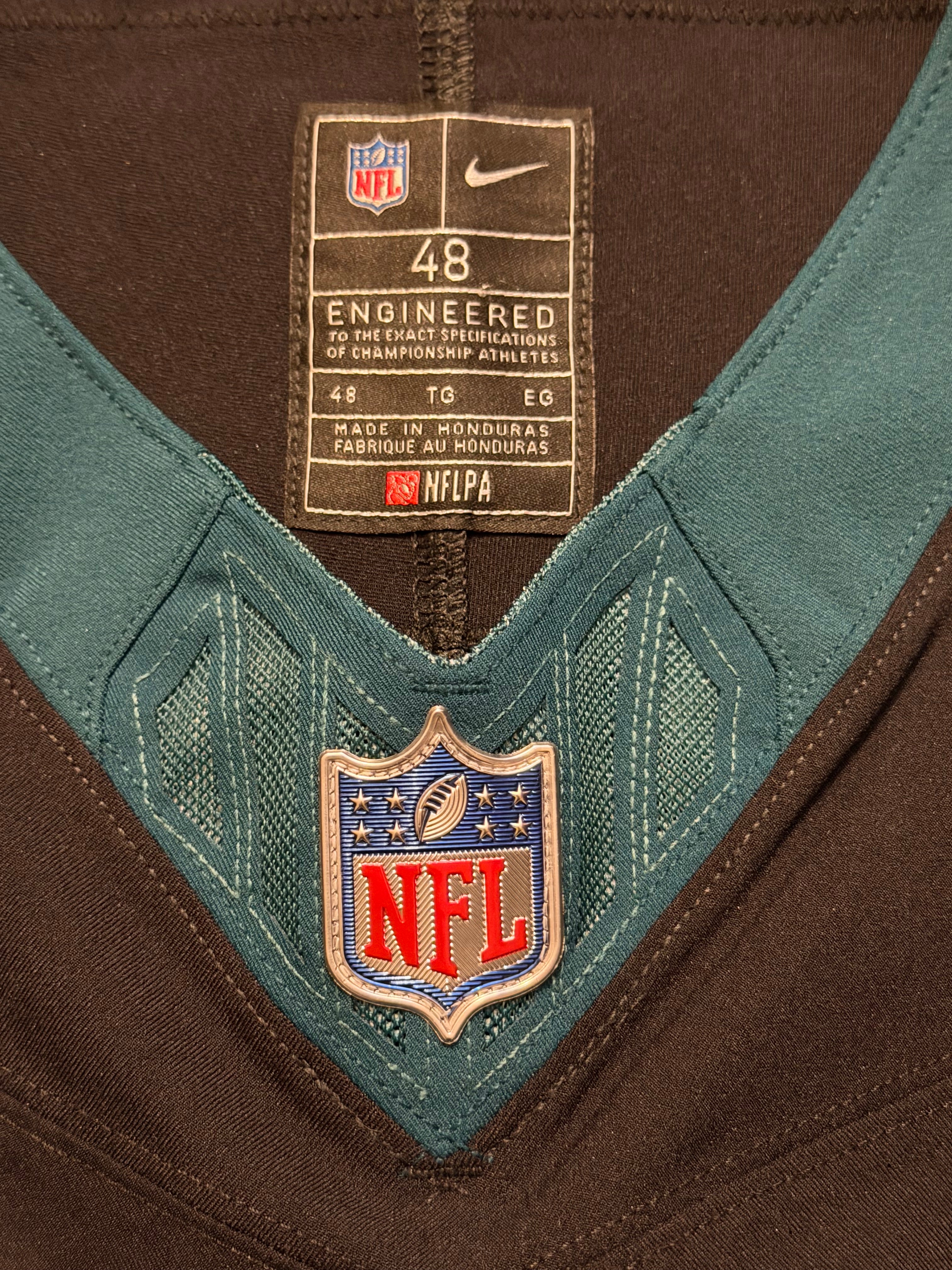 Jalen Hurts Philadelphia Eagles Jersey #1 Nike Vapor FUSE Elite Black size 48 (XL) NFL