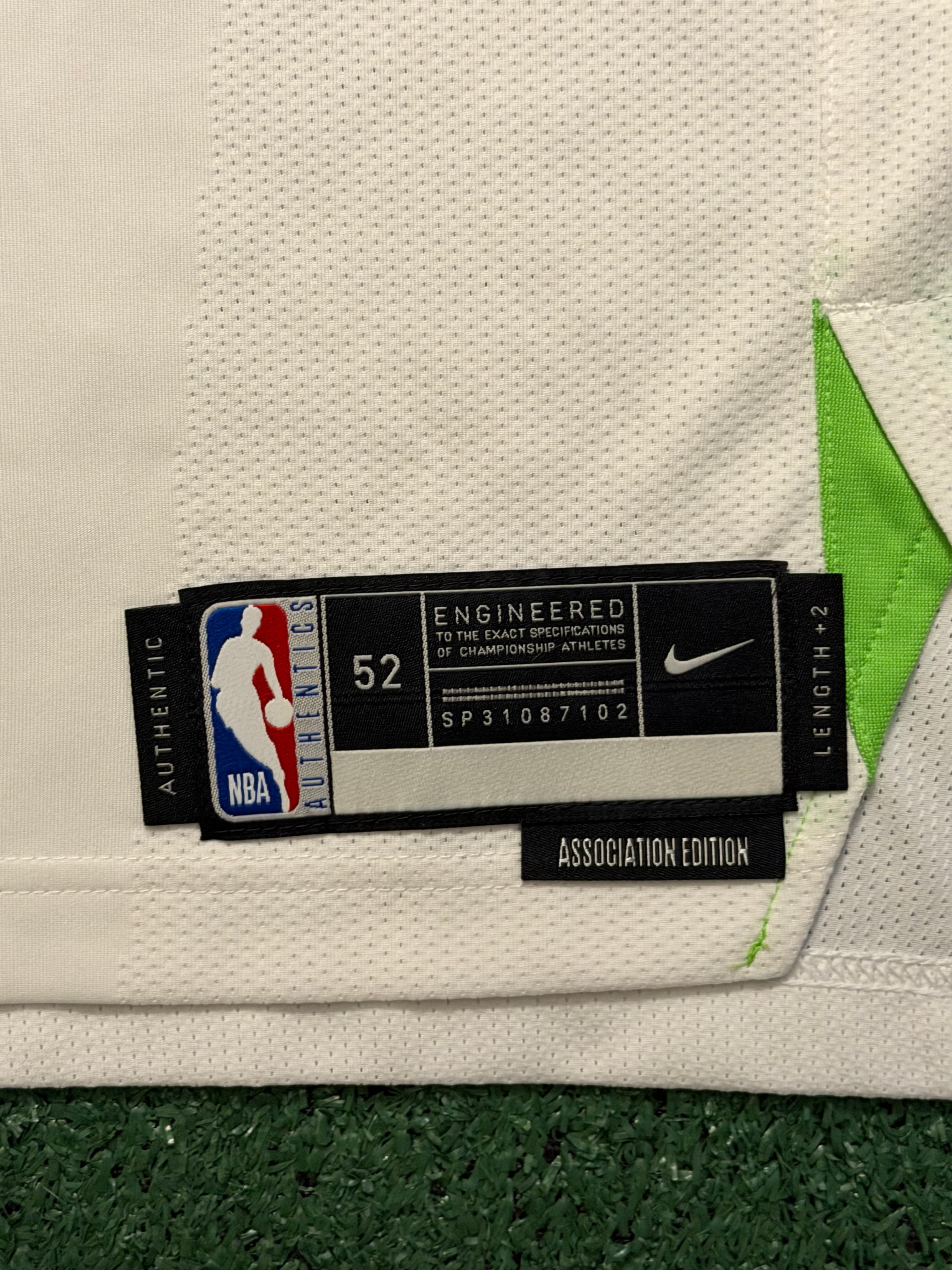 Anthony Edwards Minnesota Timberwolves Jersey #5 Nike ADV Authentic White Size 52 (XL) NBA