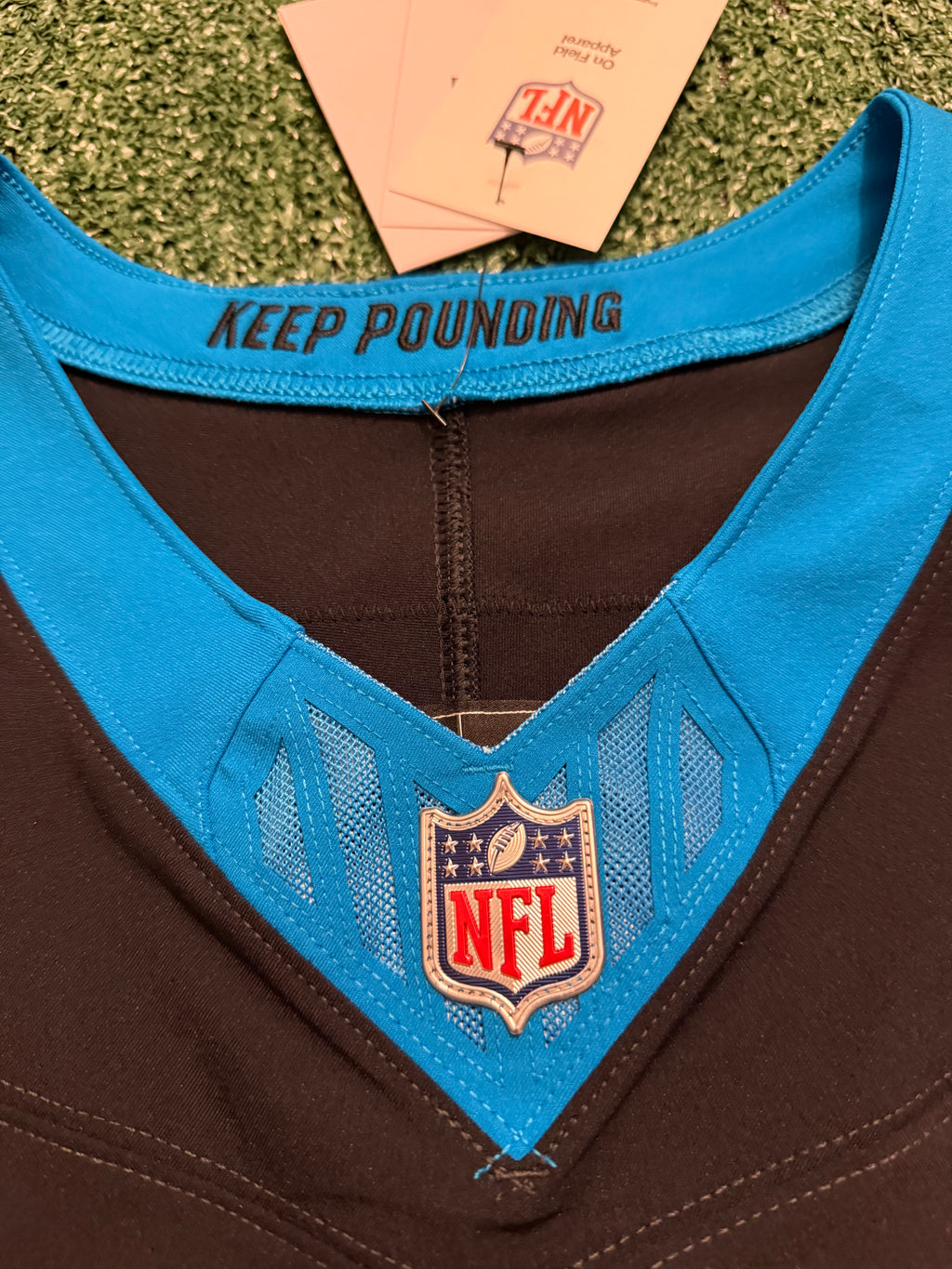 Bryce Young Carolina Panthers Jersey #9 Nike Vapor FUSE Elite Black Size 44 (Large) NFL