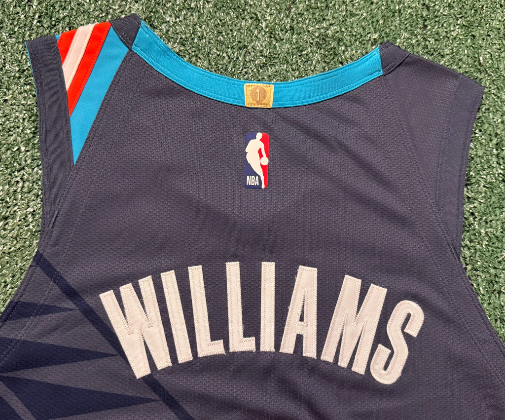 Jalen Williams Oklahoma City Thunder Jersey #8 Nike ADV Authentic Blue Size 44 (M) NBA