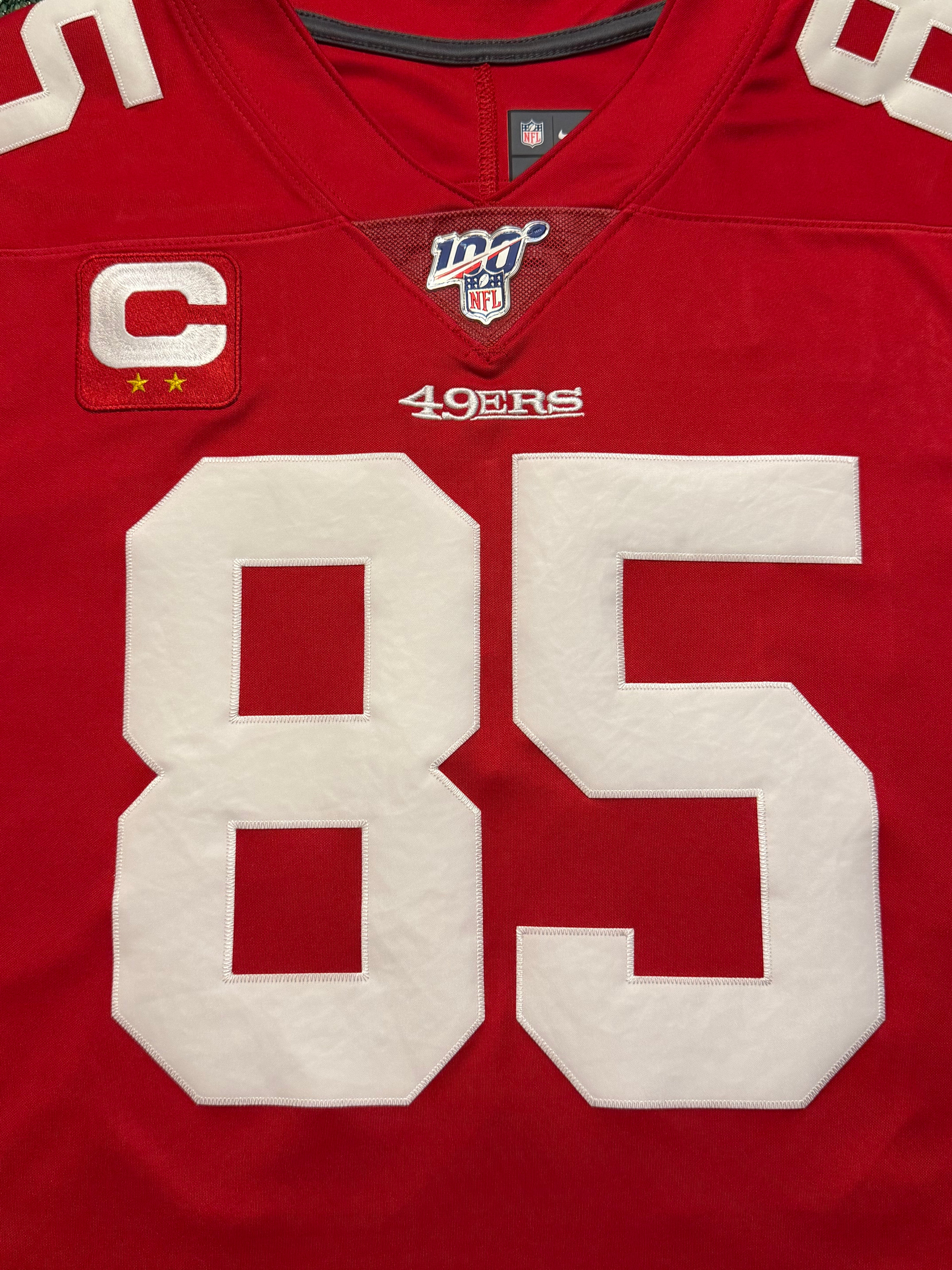 George Kittle San Francisco 49ers
Jersey #85 Nike Vapor Limited Red Size (Medium) NFL
