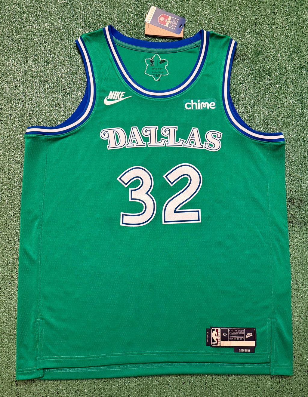Cooper Flagg Dallas Mavericks Jersey #32 Nike Swingman Green Size 52 (XL) NBA