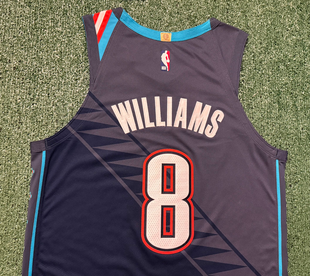 Jalen Williams Oklahoma City Thunder Jersey #8 Nike ADV Authentic Blue Size 44 (M) NBA
