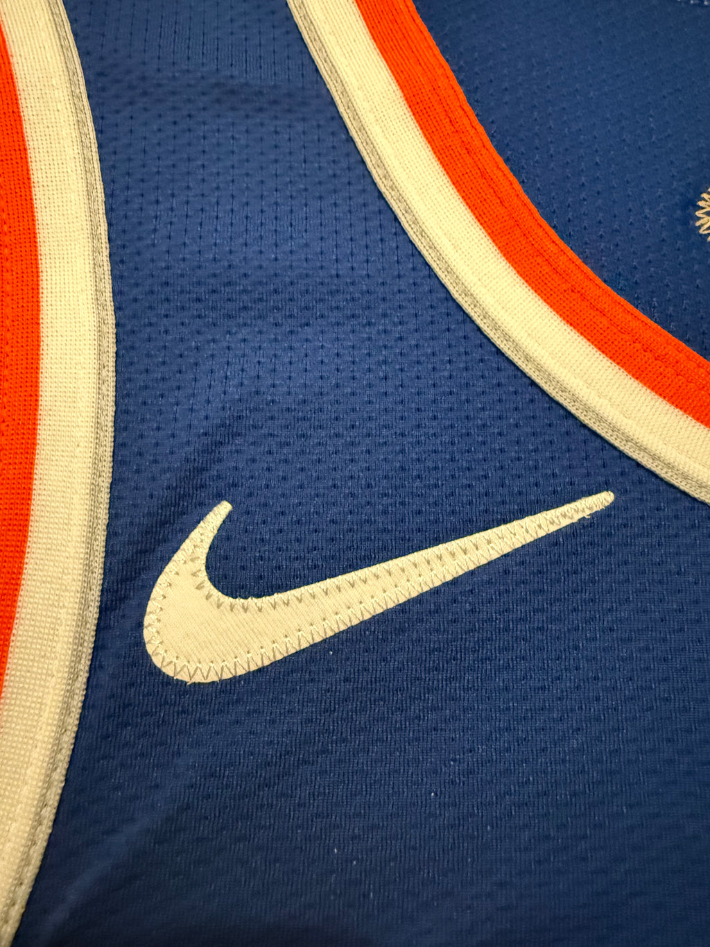 Jalen Brunson New York Knicks Jersey #11 Finals Nike ADV Authentic Blue Size 44 (M) NBA
