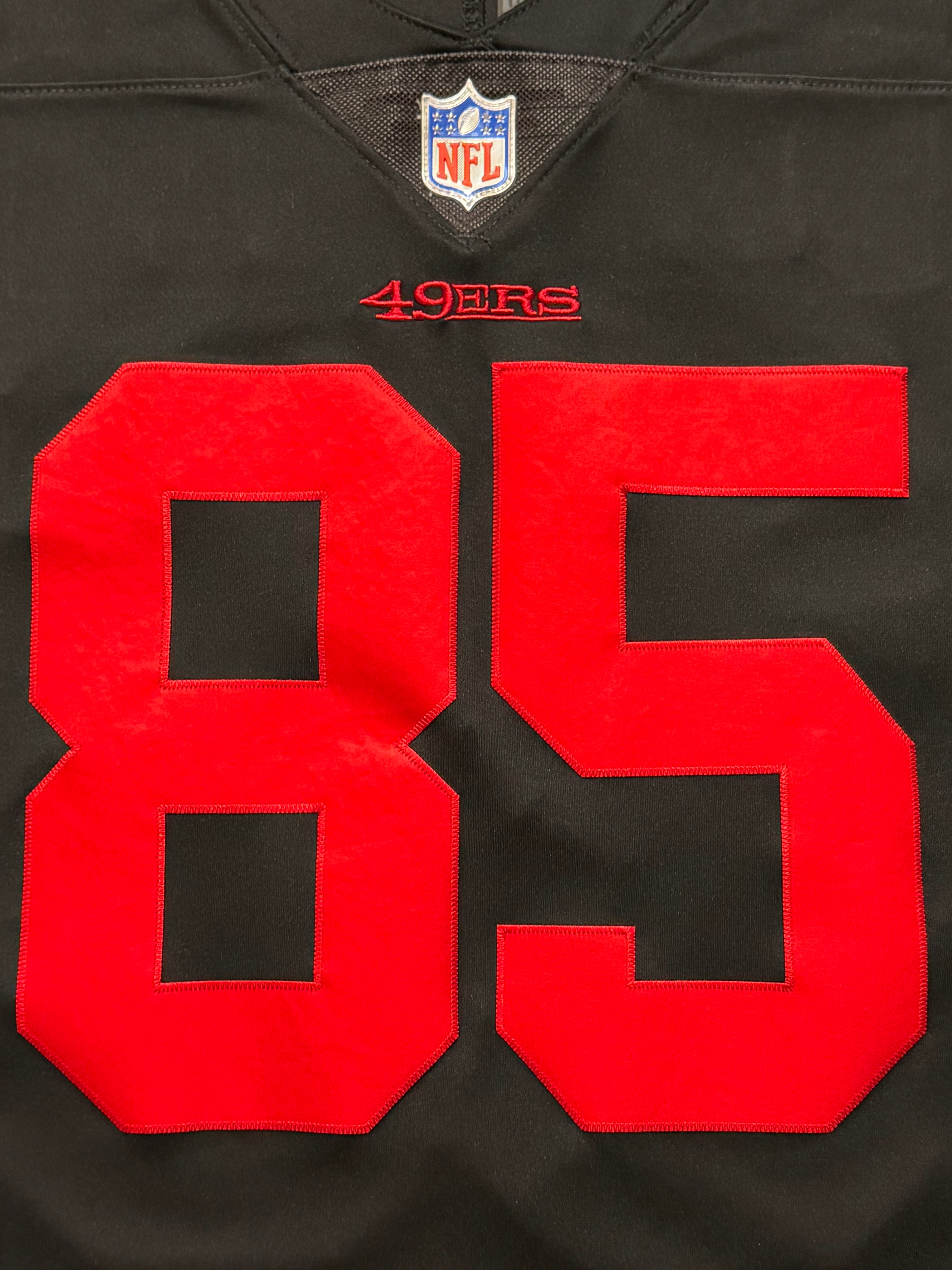 George Kittle San Francisco 49ers
Jersey #85 Nike Vapor Limited Black Size (XL) NFL