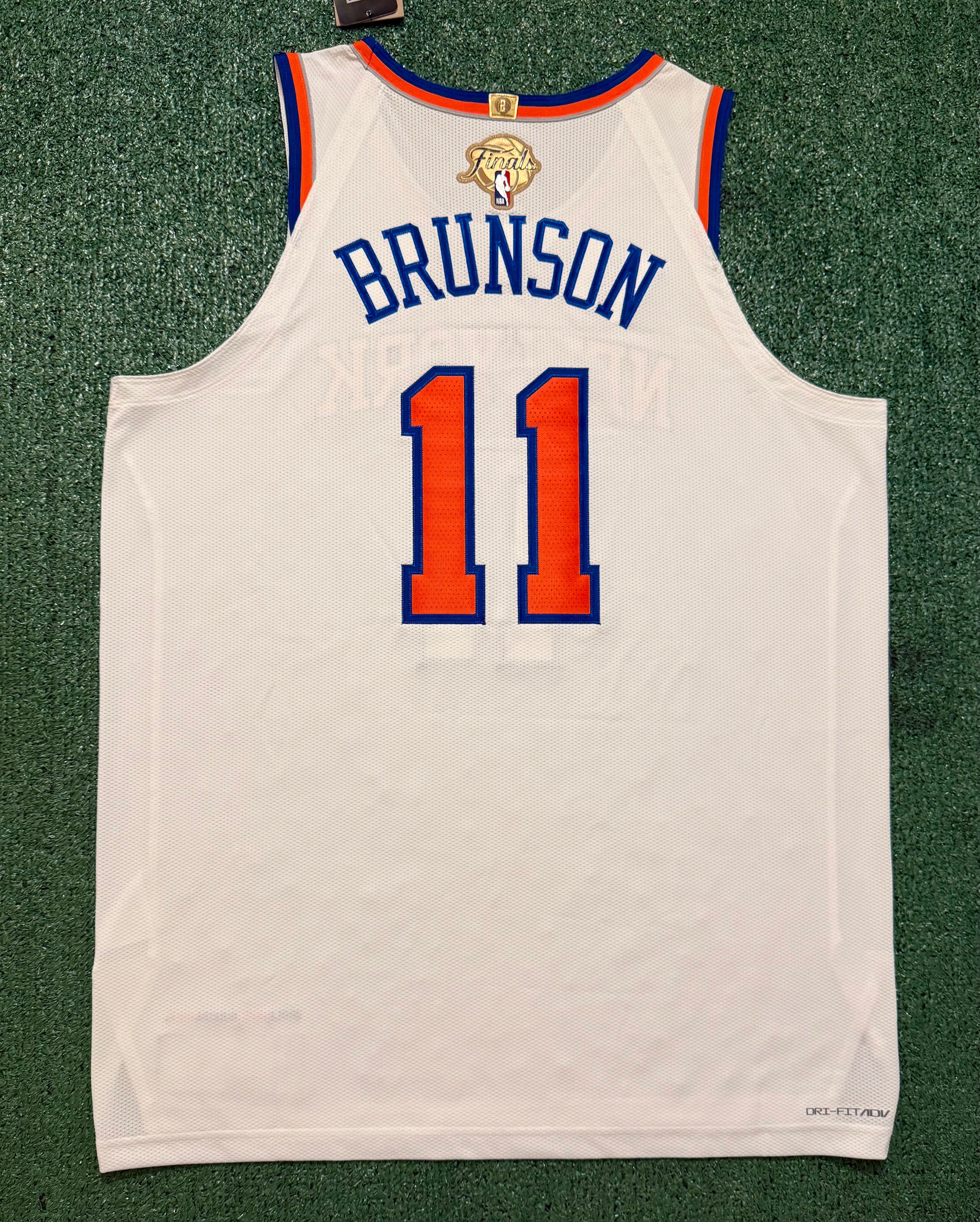 Jalen Brunson New York Knicks Jersey #11 Nike ADV Authentic White Size 52 (XL) NBA