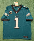 Jalen Hurts Philadelphia Eagles Jersey #1 Nike Vapor FUSE Limited Green size (XL) NFL