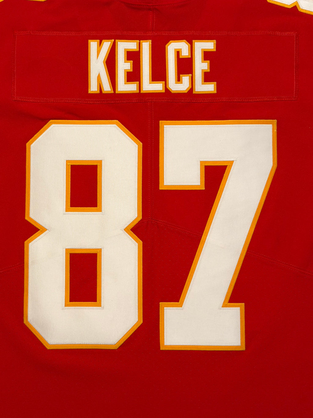 Travis Kelce Kansas City Chiefs Jersey #87 Nike Vapor Elite Red Size 44 (Large) NFL