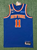 Jalen Brunson New York Knicks Jersey #11 Finals Nike ADV Authentic Blue Size 48 (L) NBA