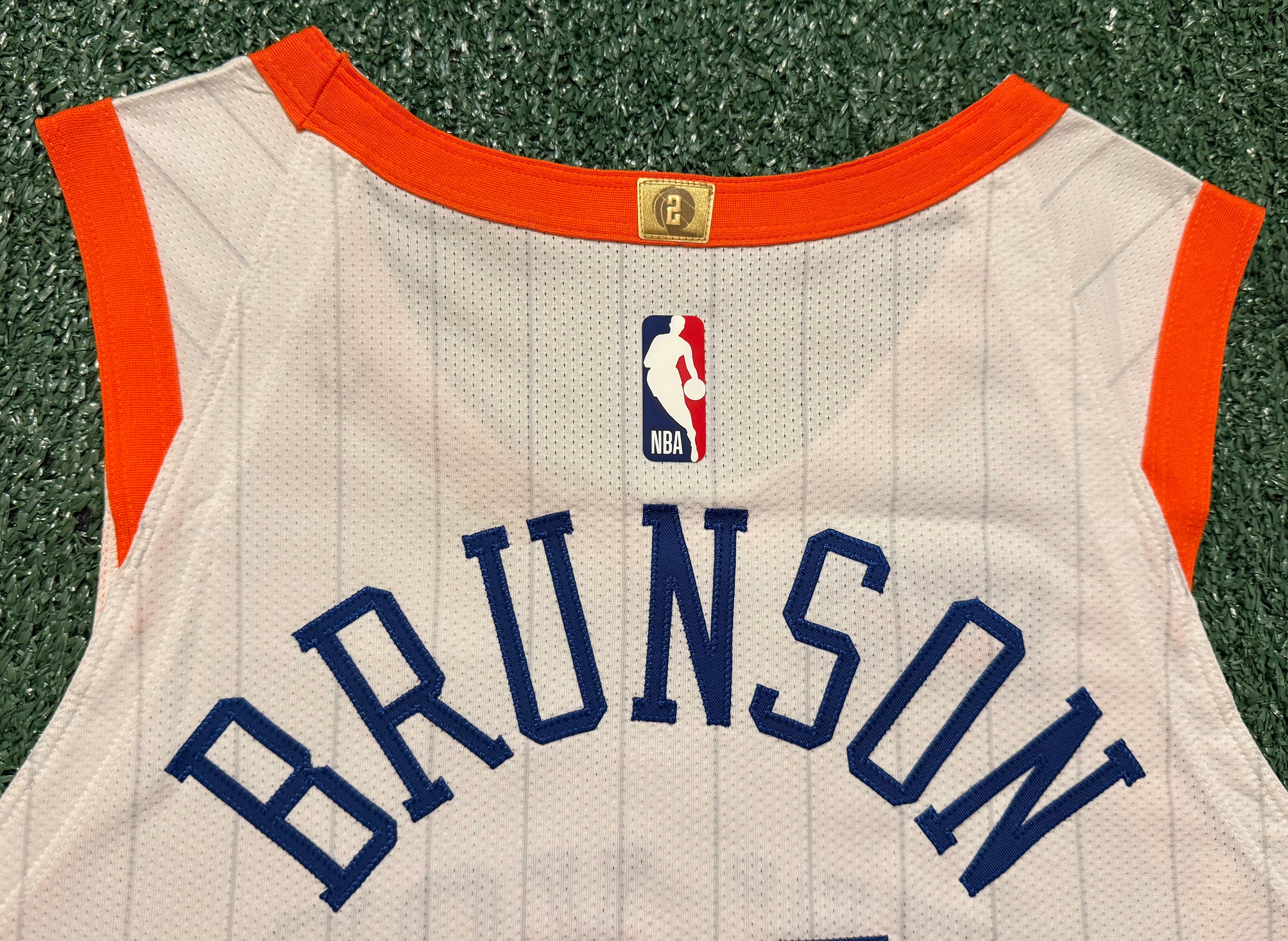Jalen Brunson New York Knicks Jersey #11 Nike ADV Authentic White Size 44 (M) NBA