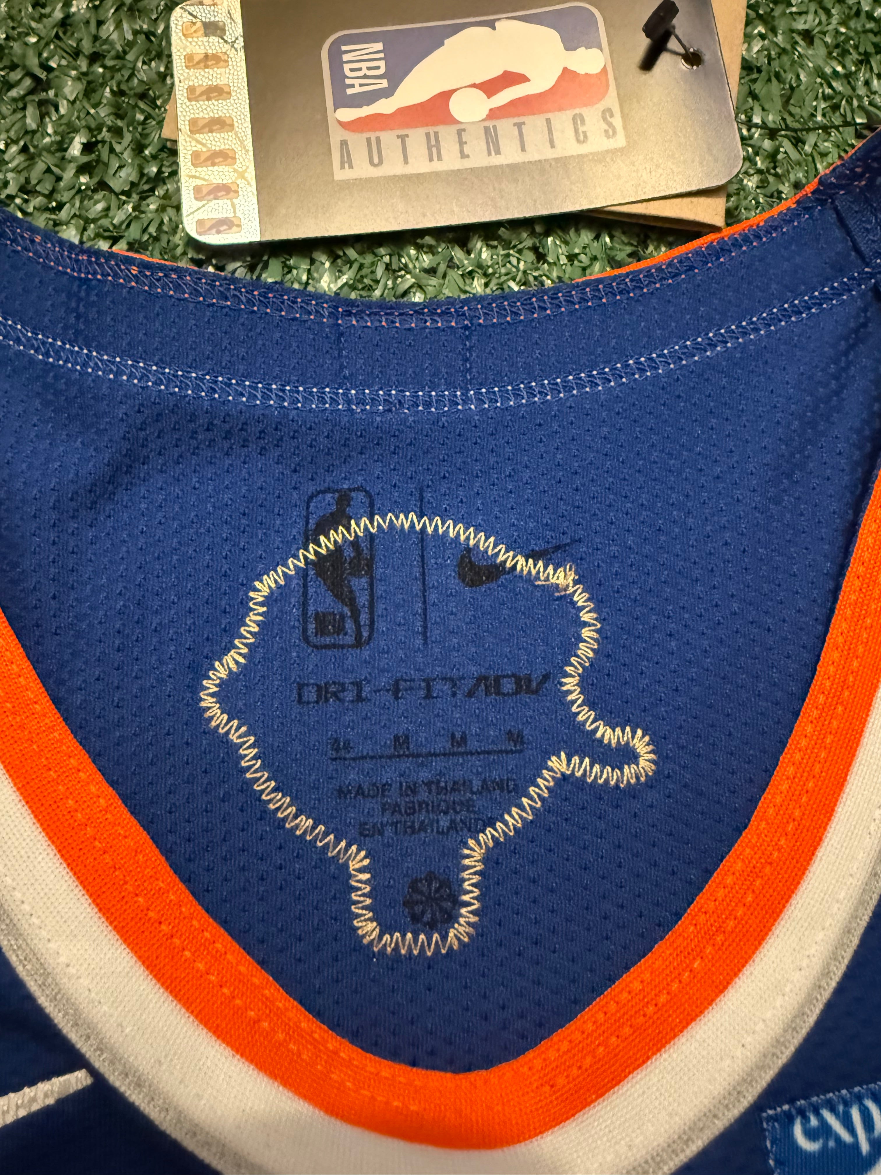 Josh Hart New York Knicks Jersey #3 Nike ADV Authentic Blue Size 44 (M) NBA