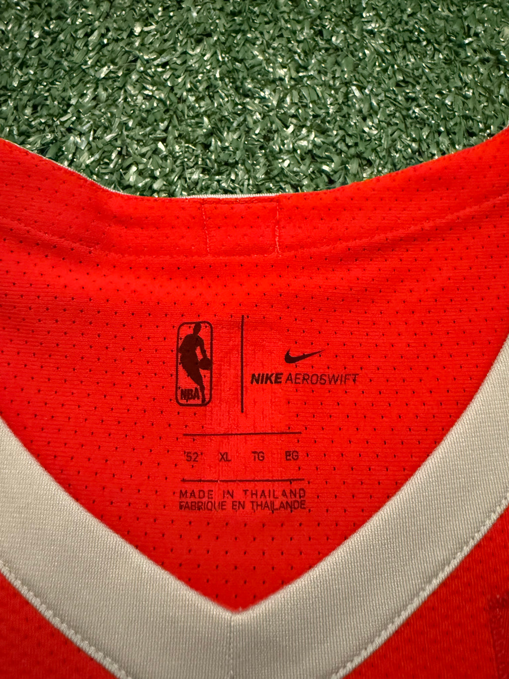 James Harden Houston Rockets Jersey #1 Nike AeroSwift Authentic Red Size 52 (XL) NBA