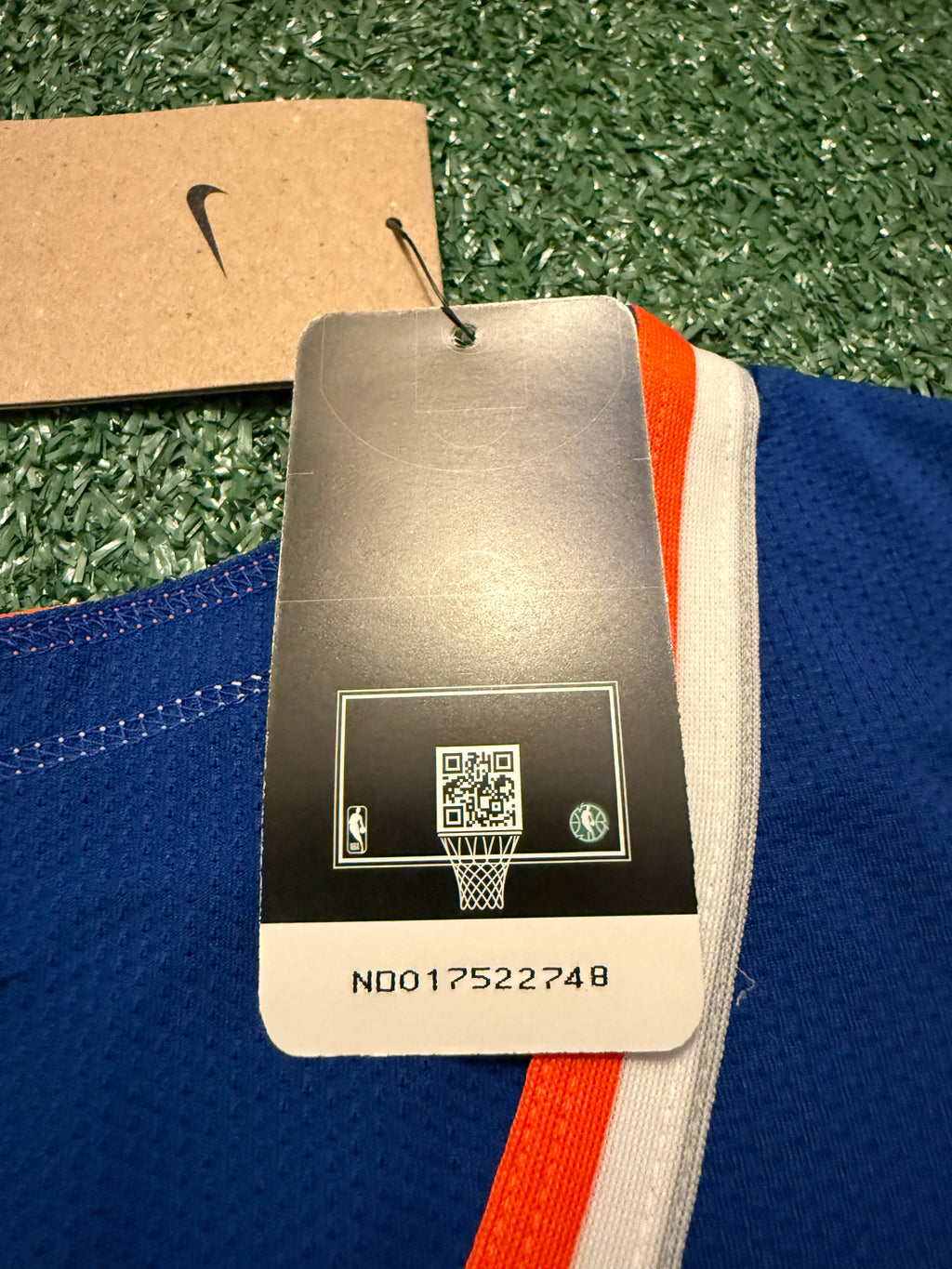 Jalen Brunson New York Knicks Jersey #11 Nike ADV Authentic Blue Size 52 (XL) NBA