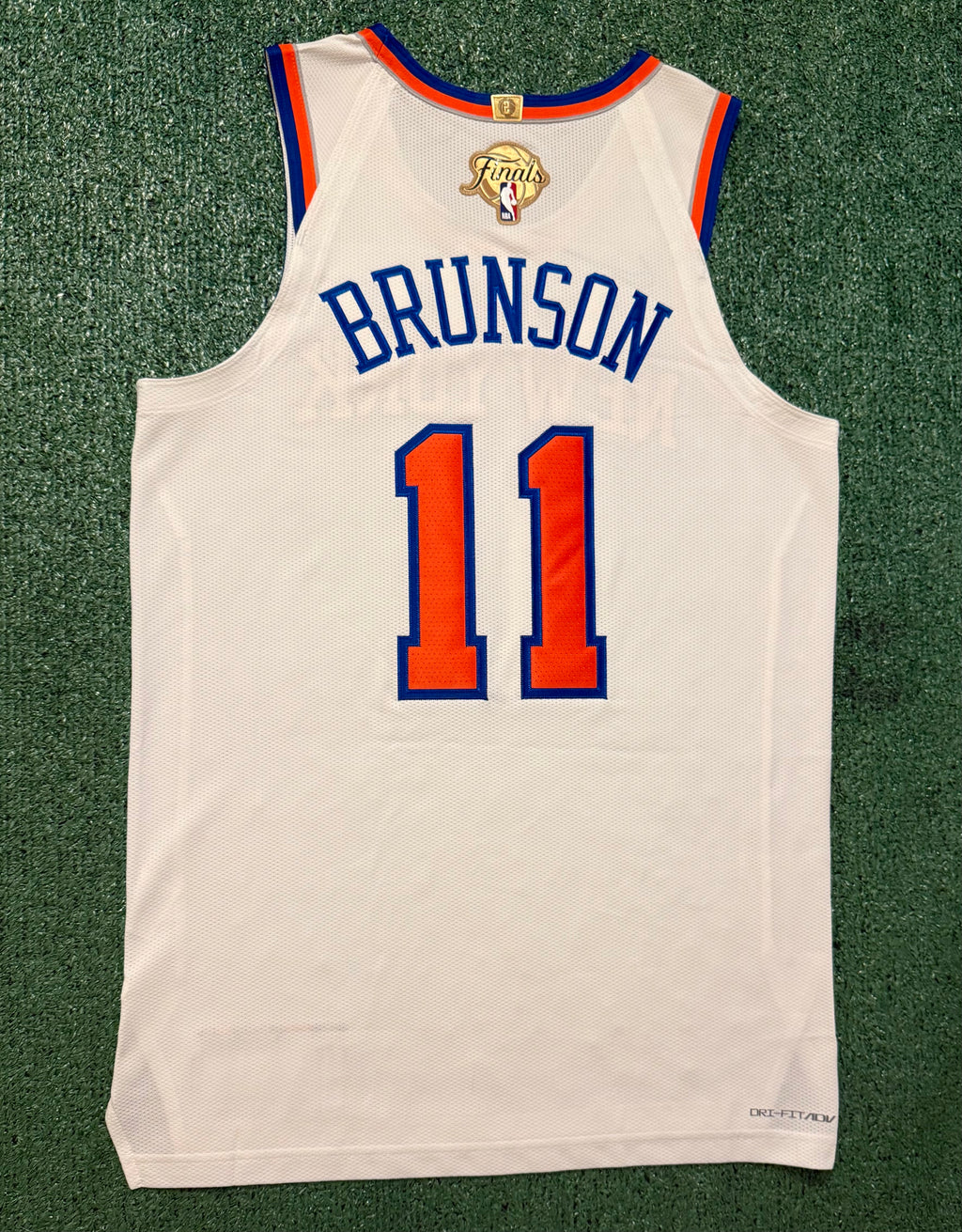Jalen Brunson New York Knicks Jersey #11 Nike ADV Authentic White Size 44 (M) NBA