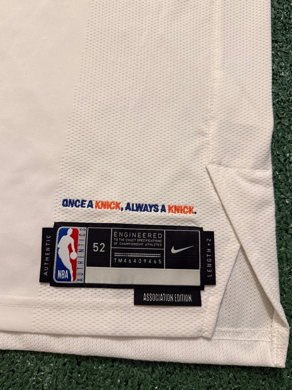 Jalen Brunson New York Knicks Jersey #11 Nike ADV Authentic White Size 52 (XL) NBA