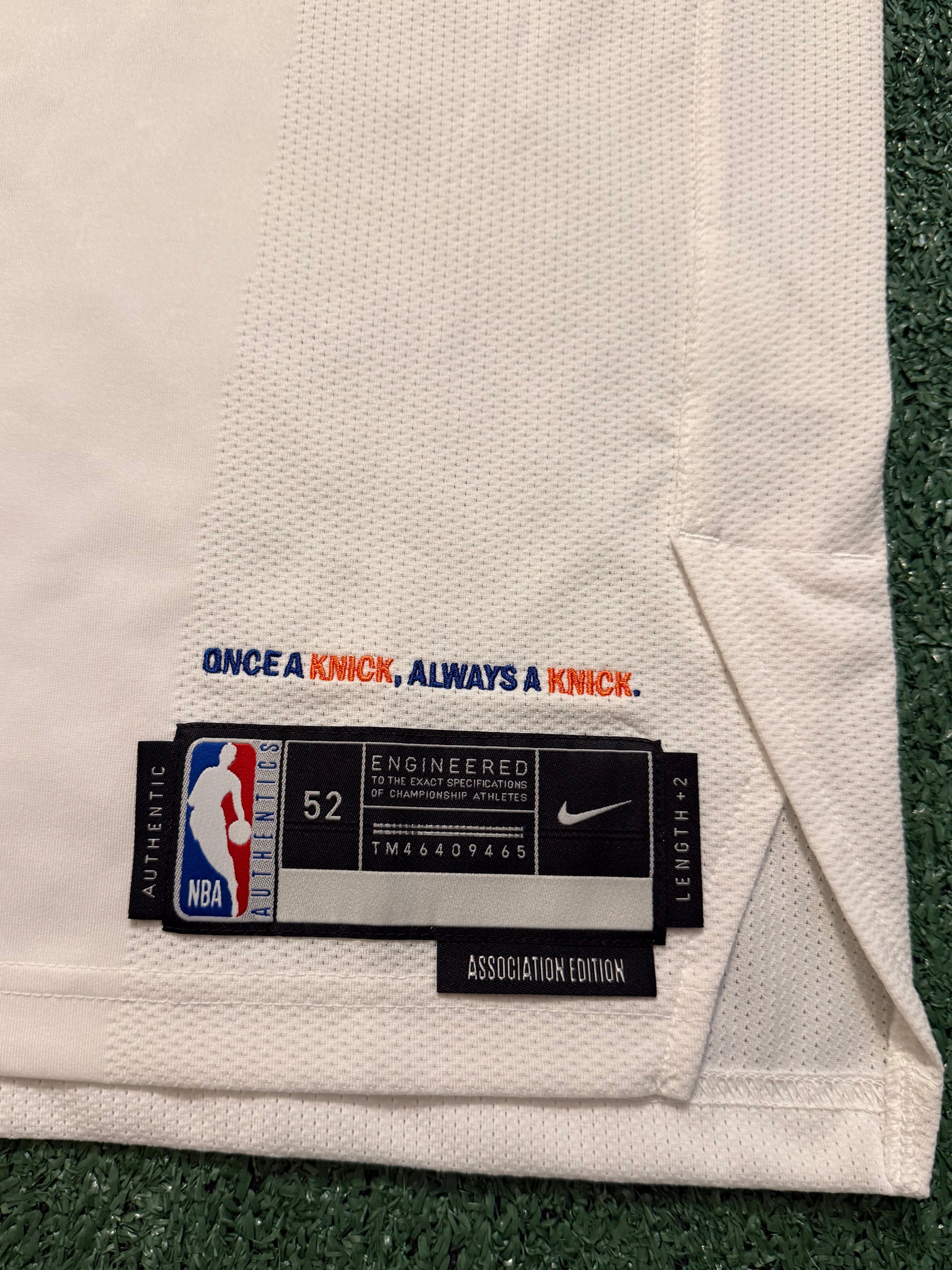 Jalen Brunson New York Knicks Jersey #11 Nike ADV Authentic White Size 52 (XL) NBA