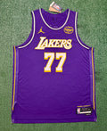 Luka Doncic Los Angeles Lakers Jersey #77 Nike ADV Authentic Purple Size 52 (XL) NBA
