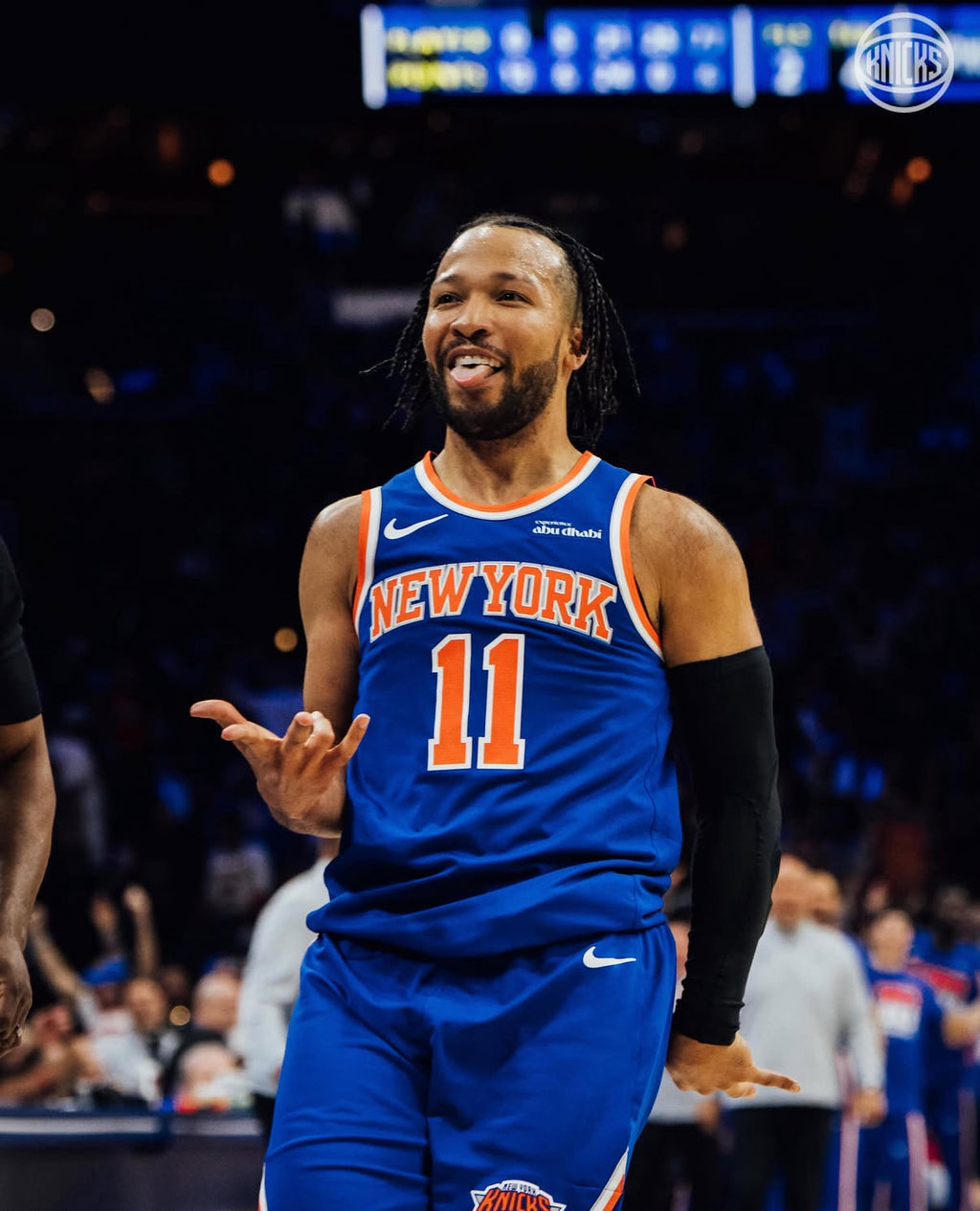 Jalen Brunson New York Knicks Jersey #11 Nike ADV Authentic Blue Size 52 (XL) NBA