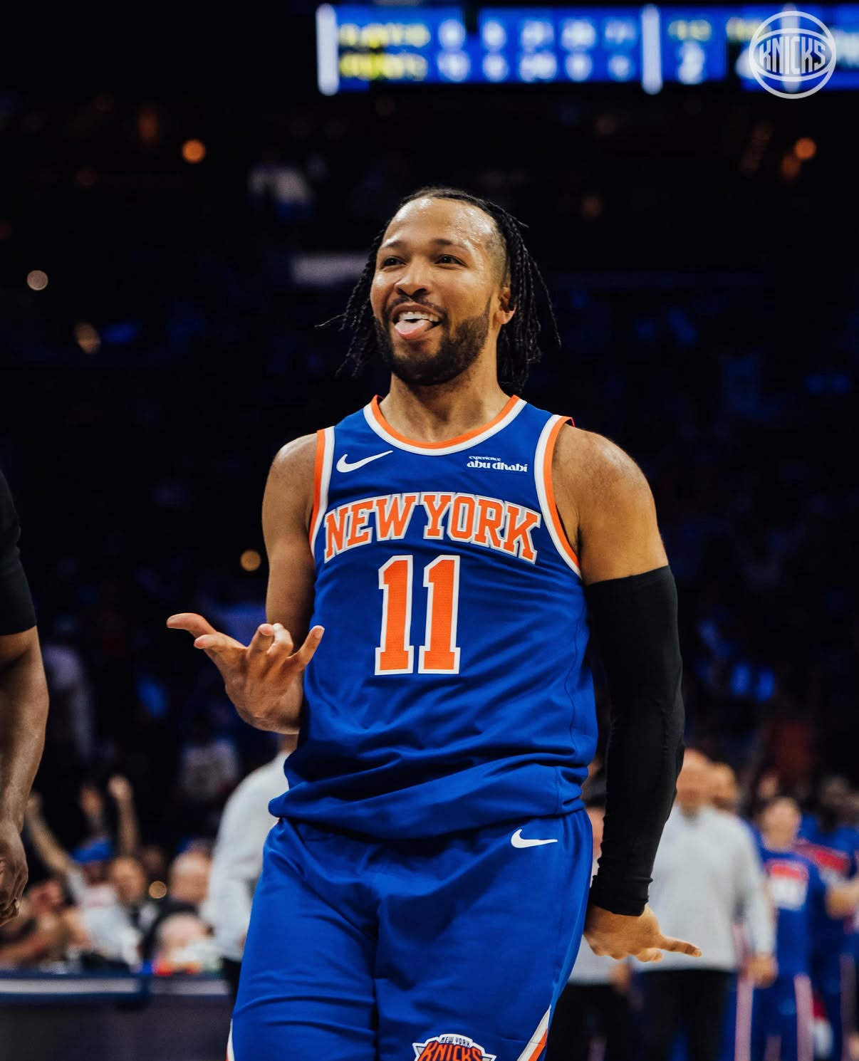 Jalen Brunson New York Knicks Jersey #11 Nike ADV Authentic Blue Size 52 (XL) NBA