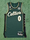 Jayson Tatum Boston Celtics Jersey #0 Nike ADV Authentic Green Size 40 (Small) NBA