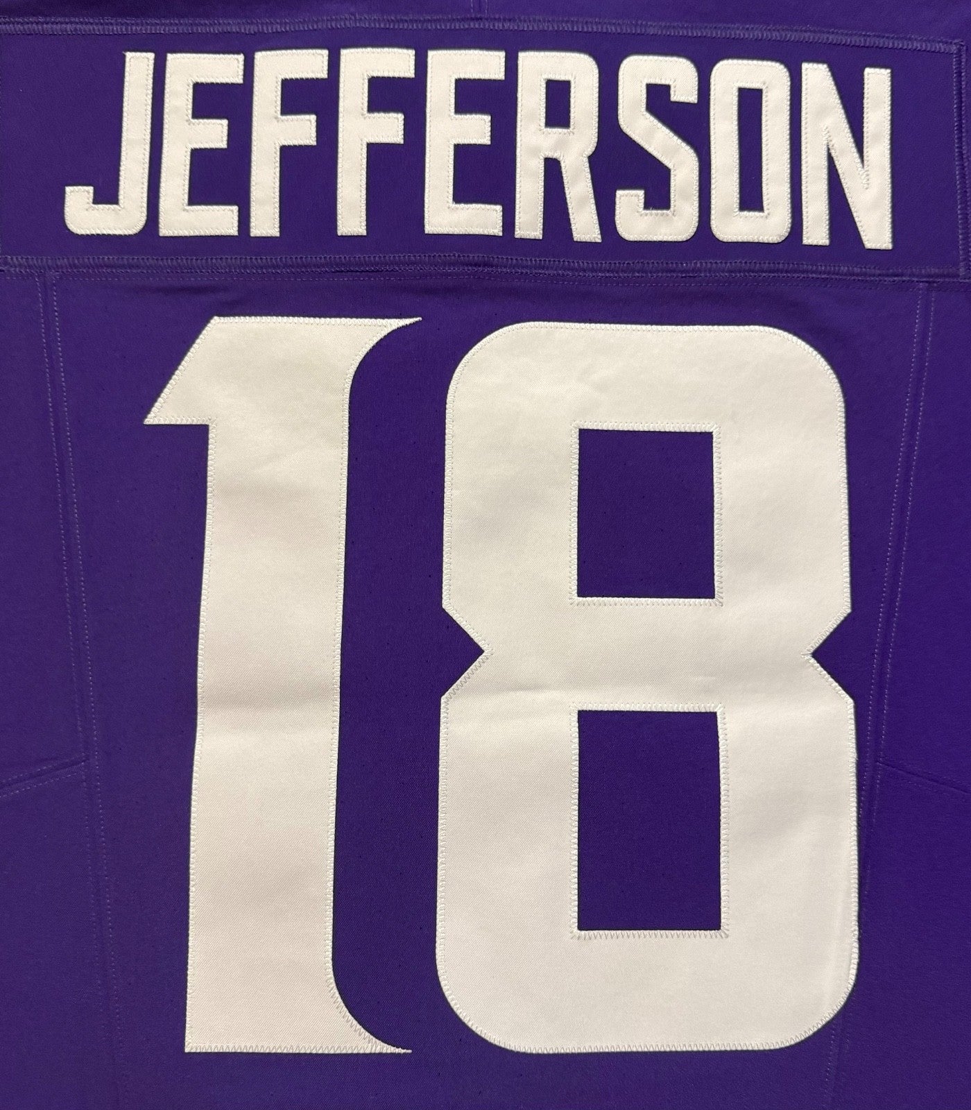 Justin Jefferson Minnesota Vikings Jersey #18 Nike Vapor FUSE Elite Purple Size 40 (Medium) NFL