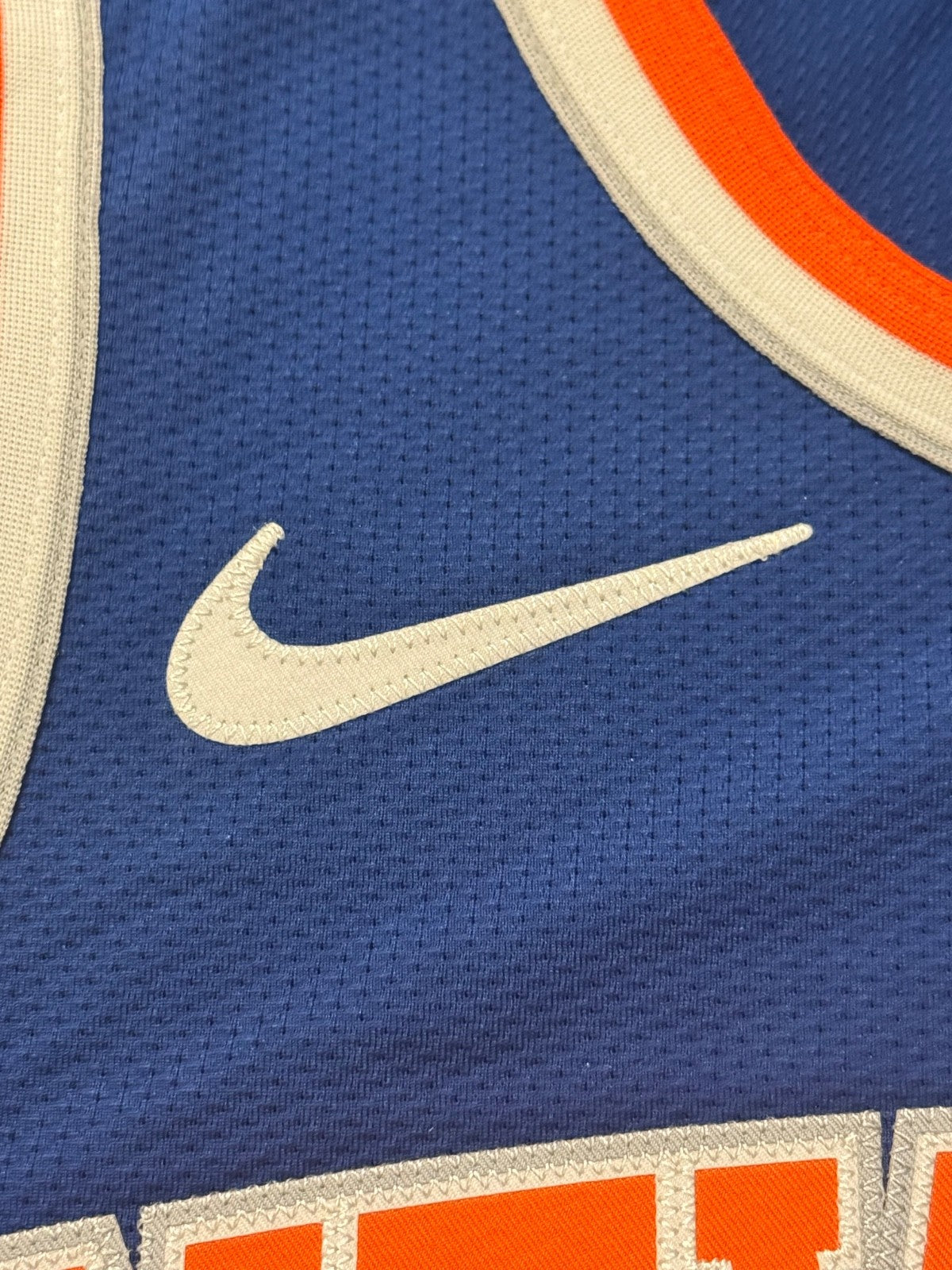 Jalen Brunson New York Knicks Jersey #11 Nike ADV Authentic Blue Size 48 (L) NBA