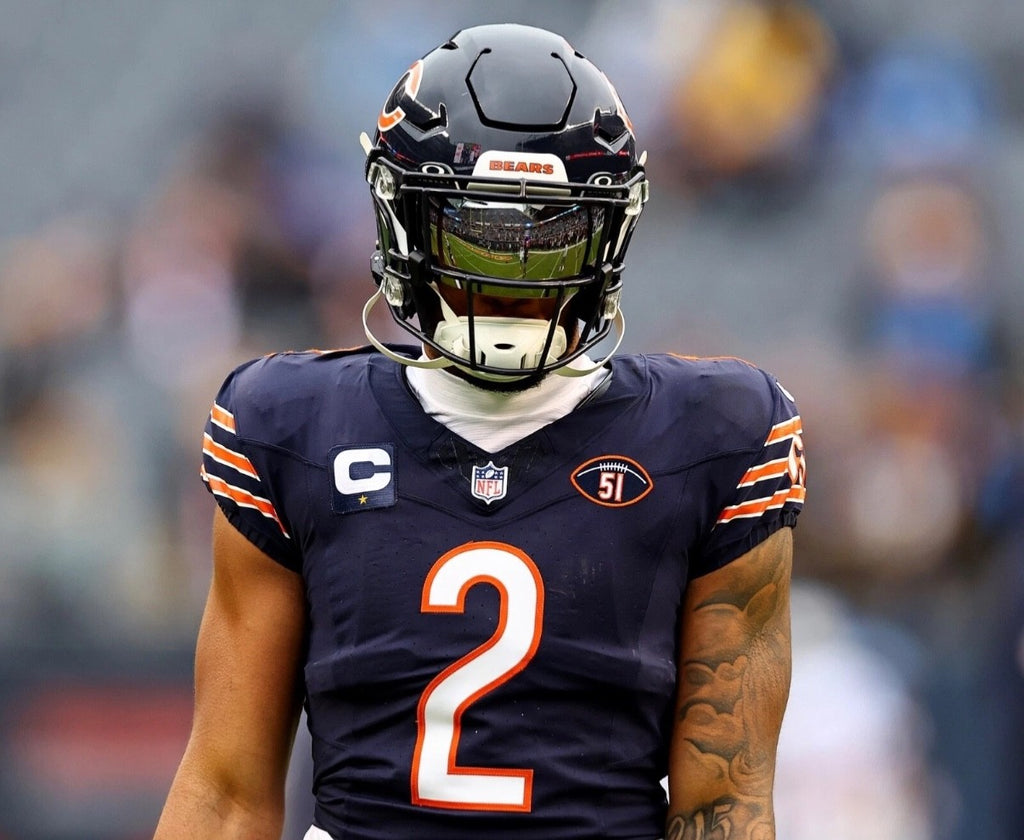 Dj Moore Chicago Bears Jersey #2 Nike Vapor FUSE Elite Navy Size 44 (Large) NFL