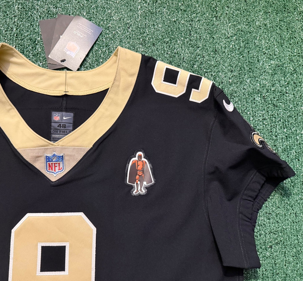 Authentic Drew Brees New Orleans Saints Jersey #9 Nike Vapor Elite Black Size 48 (XL) NFL
