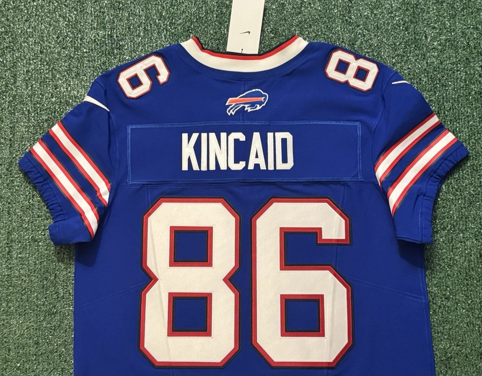 Dalton Kincaid Buffalo Bills Jersey #86 Nike Vapor Fuse Elite Blue Size 44 (L) NFL