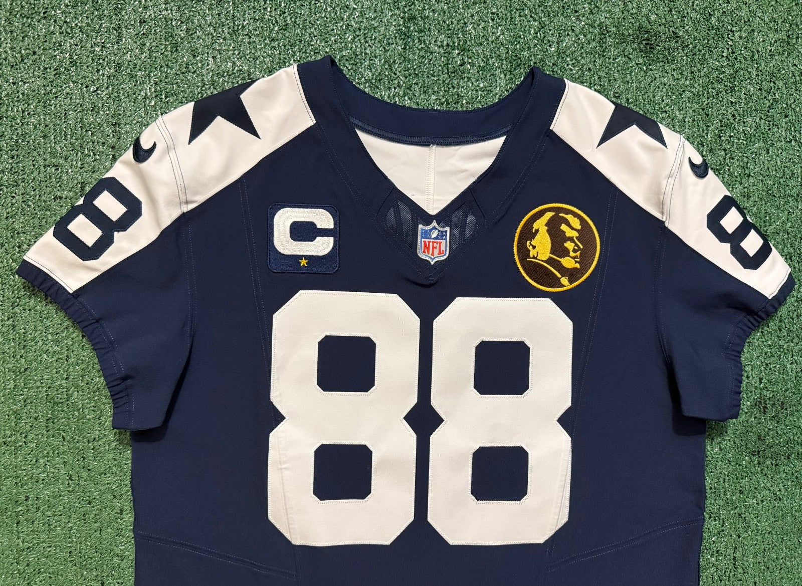 Ceedee Lamb Dallas Cowboys jersey #88 Nike Vapor FUSE Elite Navy size 44 (Large) NFL