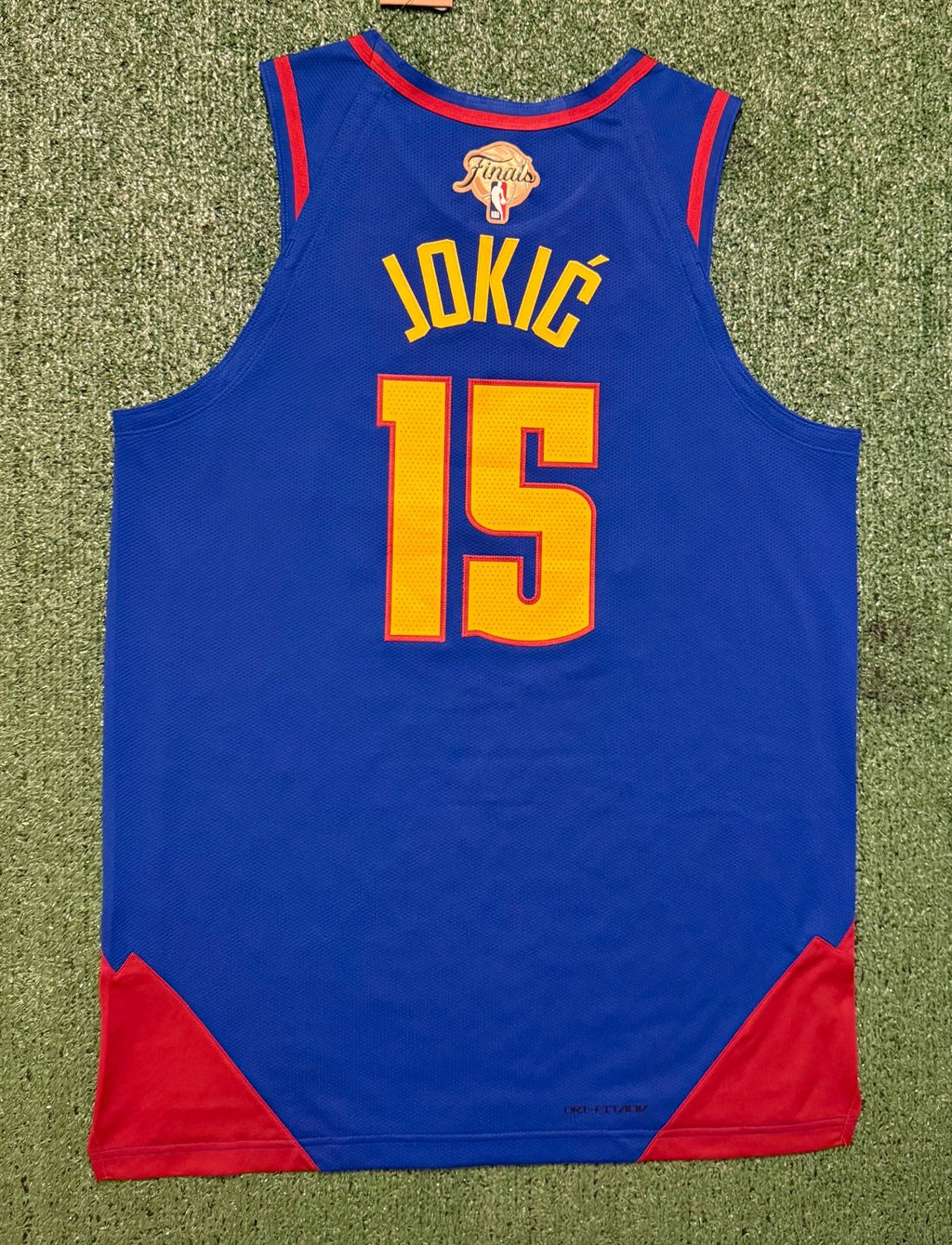 Nikola Jokic Denver Nuggets Jersey #15 Nike ADV Authentic Blue Size 48 (L) NBA