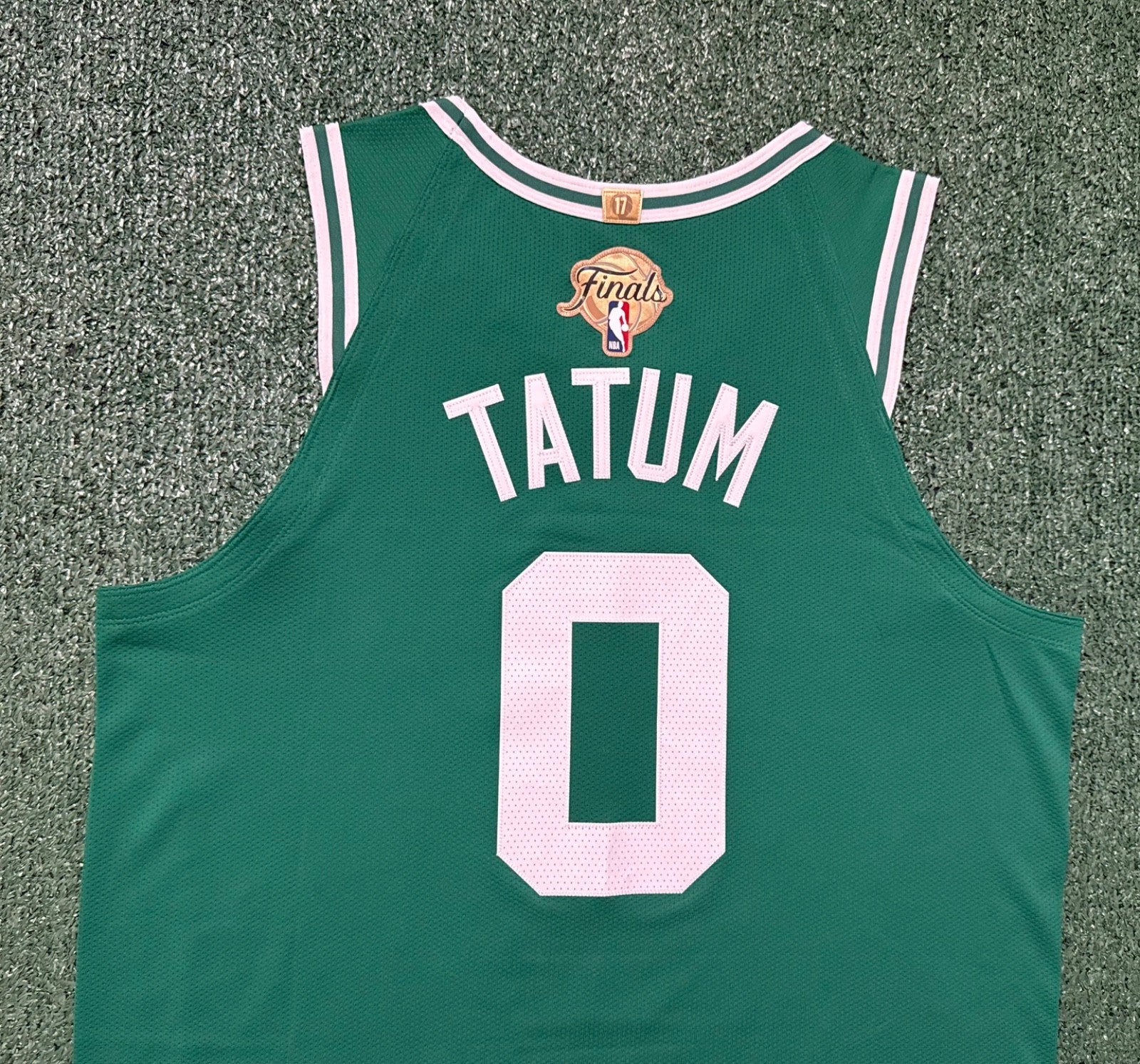 Jayson Tatum Boston Celtics Jersey #0 Nike ADV Authentic Green Size 48 (L) NBA