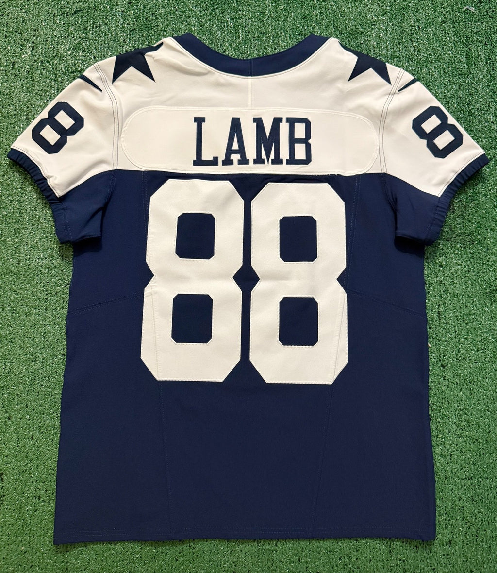 Ceedee Lamb Dallas Cowboys jersey #88 Nike Vapor FUSE Elite Navy size 40 (Medium) NFL