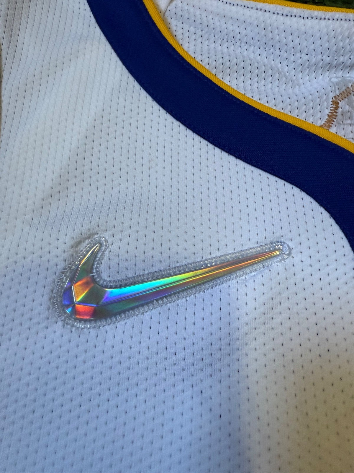 Steph Curry Golden State Warriors Jersey #30 Nike ADV Authentic White Size 48 (L) NBA