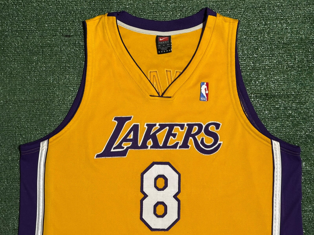 Kobe Bryant Los Angeles Lakers Jersey #8 Nike Authentic Gold Size 48 (XL) NBA