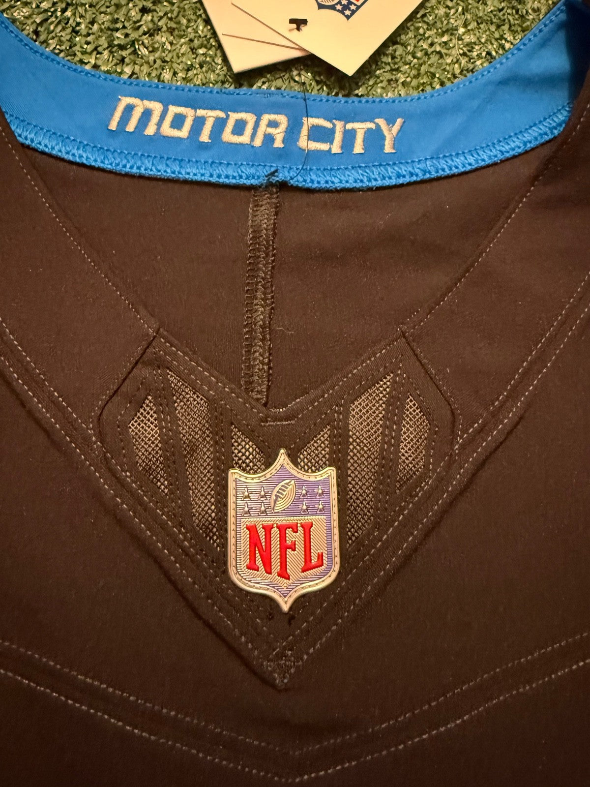 Amon Ra St Brown Detroit Lions Jersey #14 Nike Vapor FUSE Elite Black Size 48 (XL) NFL
