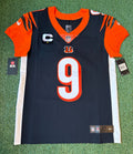 Joe Burrow Cincinnati Bengals Jersey #9 Nike Vapor Elite Black Size 40 (M) NFL