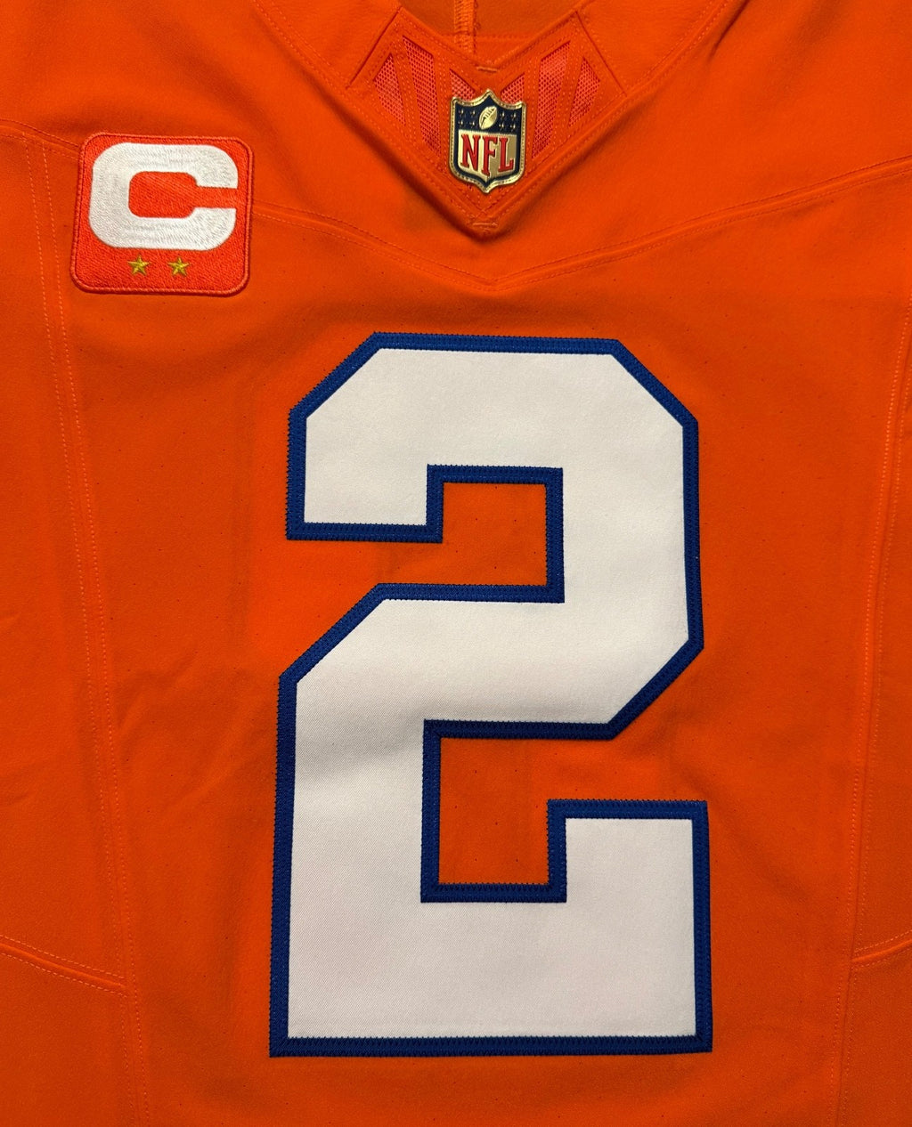 Pat Surtain II Denver Broncos Jersey #2 Nike Vapor Fuse Elite Orange Size 40 (M) NFL