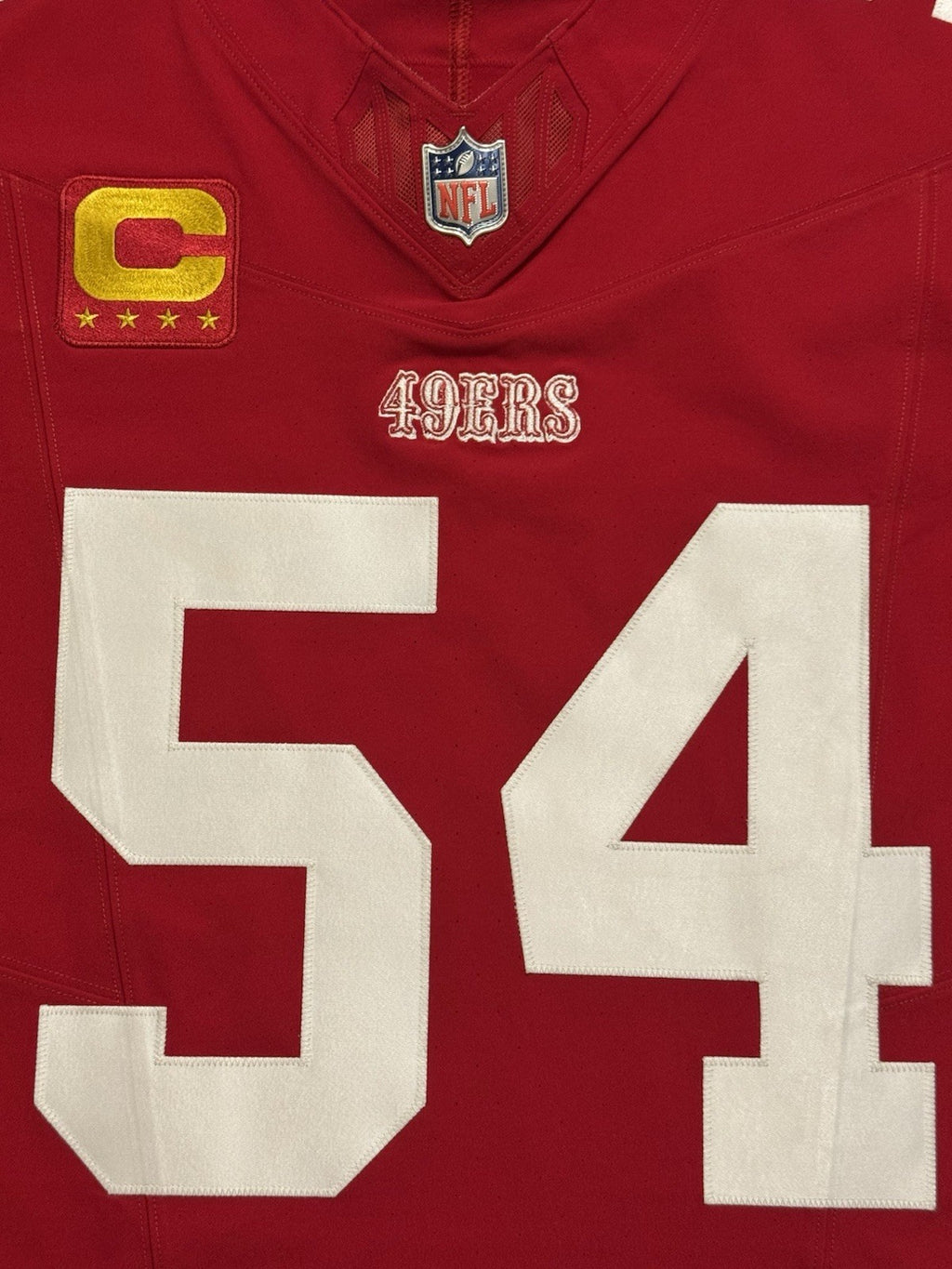 Fred Warner San Francisco 49ers
Jersey #54 Nike Vapor FUSE Elite red Size 40 (Medium) NFL