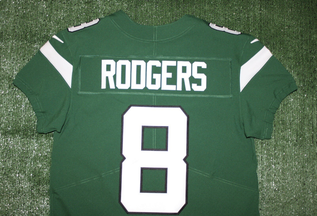 Aaron Rodgers New York Jets Jersey #8 Nike Vapor Elite Green Size 40 (M) NFL