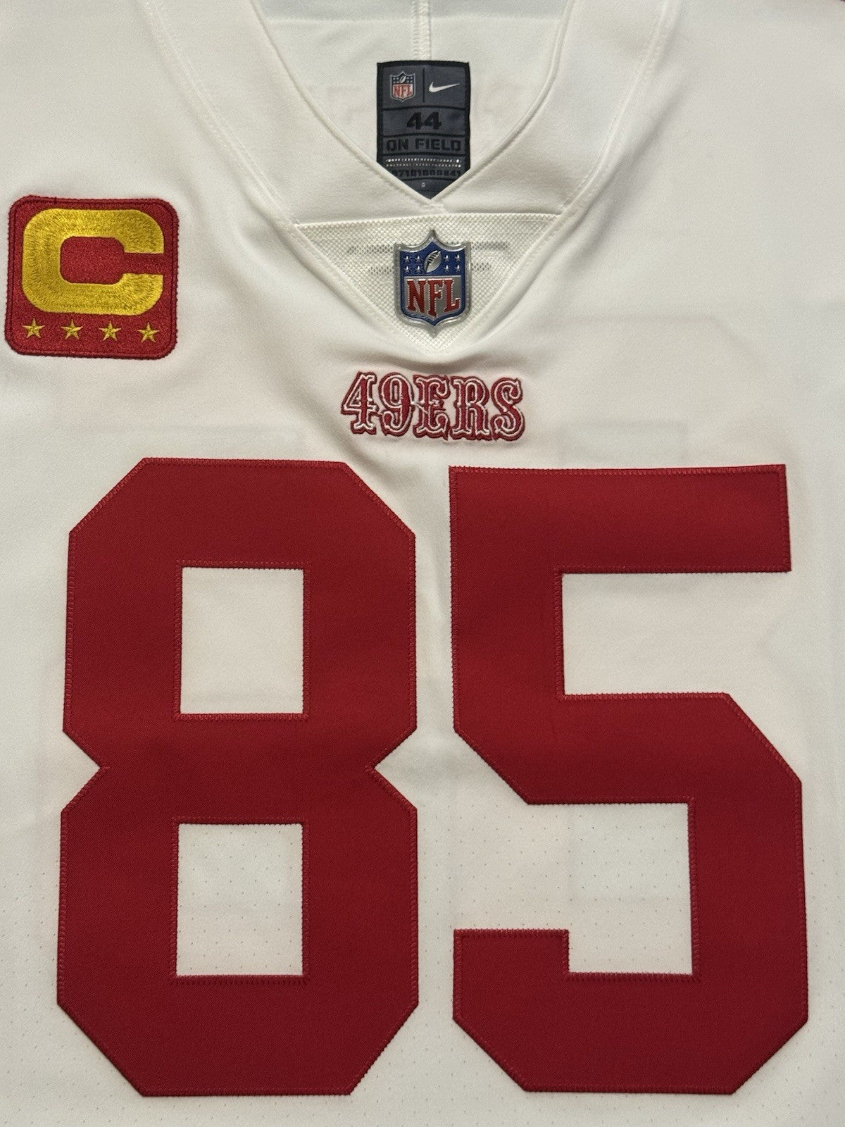 George Kittle San Francisco 49ers
Jersey #85 Nike Vapor Elite white
Size 44 (Large) NFL