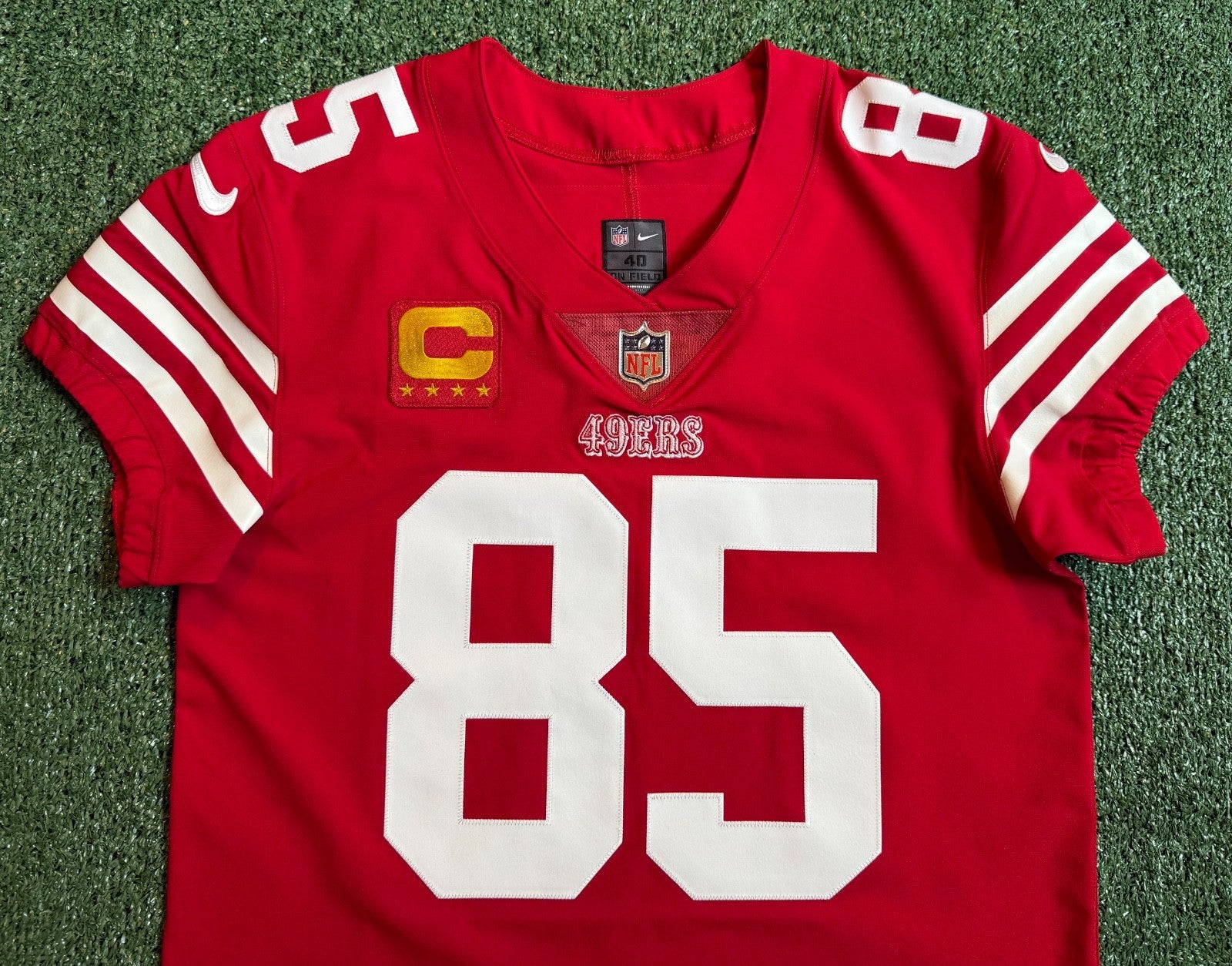 George Kittle San Francisco 49ers
Jersey #85 Nike Vapor Elite red
Size 40 (Medium) NFL