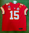 Patrick Mahomes Kansas City Chiefs Jersey #15 Nike Vapor FUSE Elite Red Size 52 (XXL) NFL