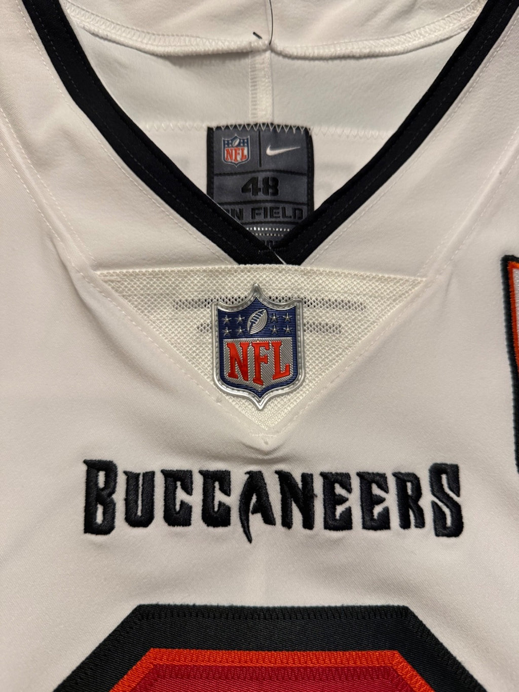 Emeka Egbuka Tampa Bay Buccaneers Jersey #2 Nike Vapor Elite White Size 48 (XL) NFL
