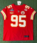 Chris Jones Kansas City Chiefs Jersey #95 Nike Vapor Fuse Elite Red Size 48 (XL) NFL