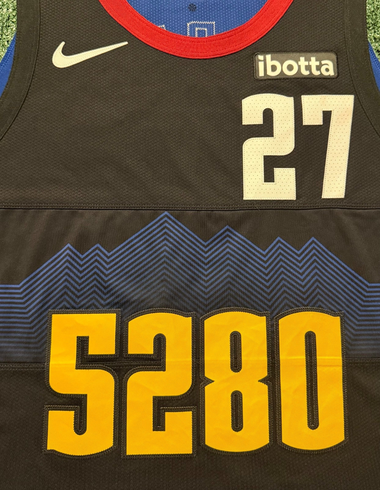 Jamal Murray Denver Nuggets Jersey #27 Nike ADV Authentic Black Size 52 (XL) NBA