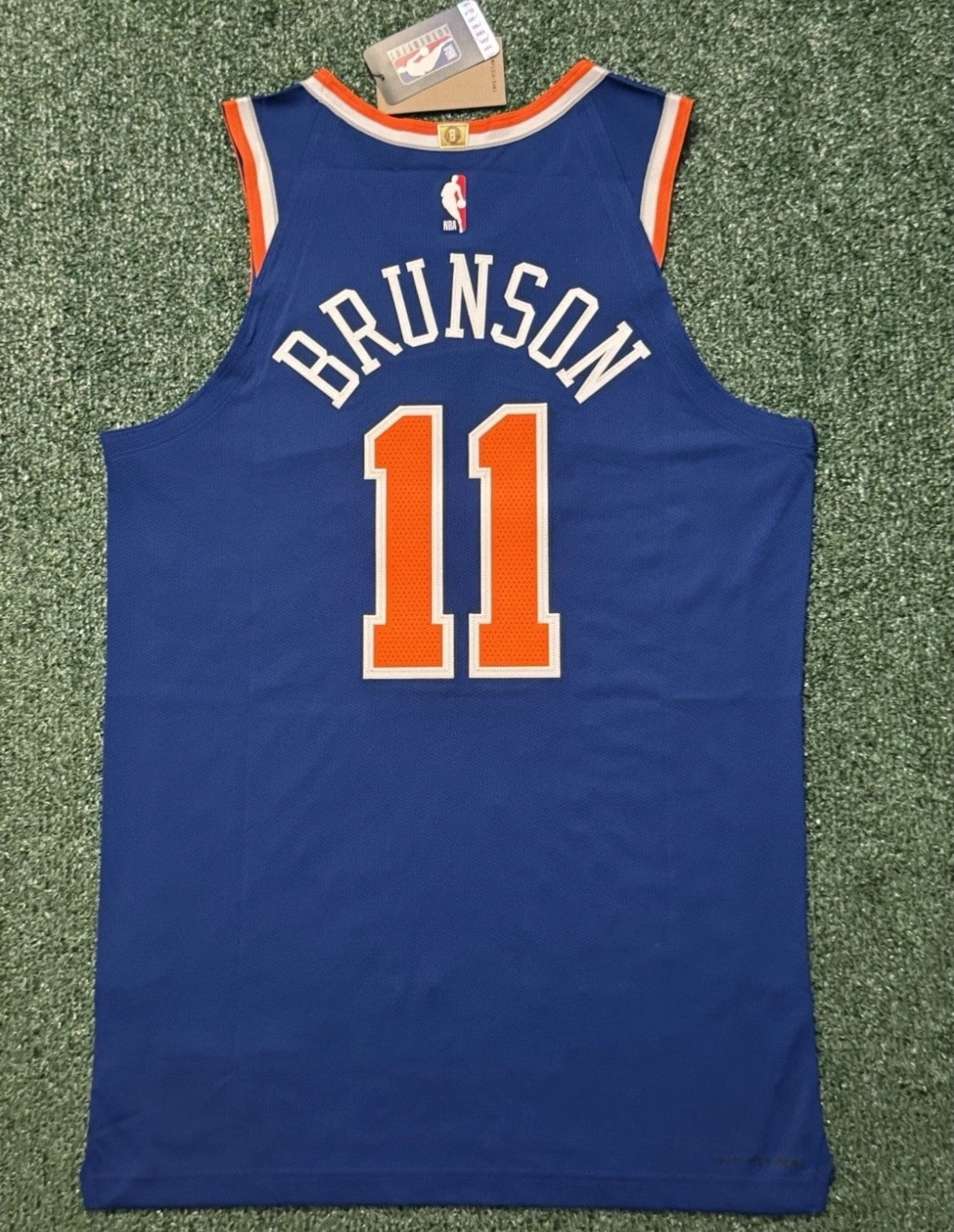 Jalen Brunson New York Knicks Jersey #11 Nike ADV Authentic Blue Size 44 (M) NBA